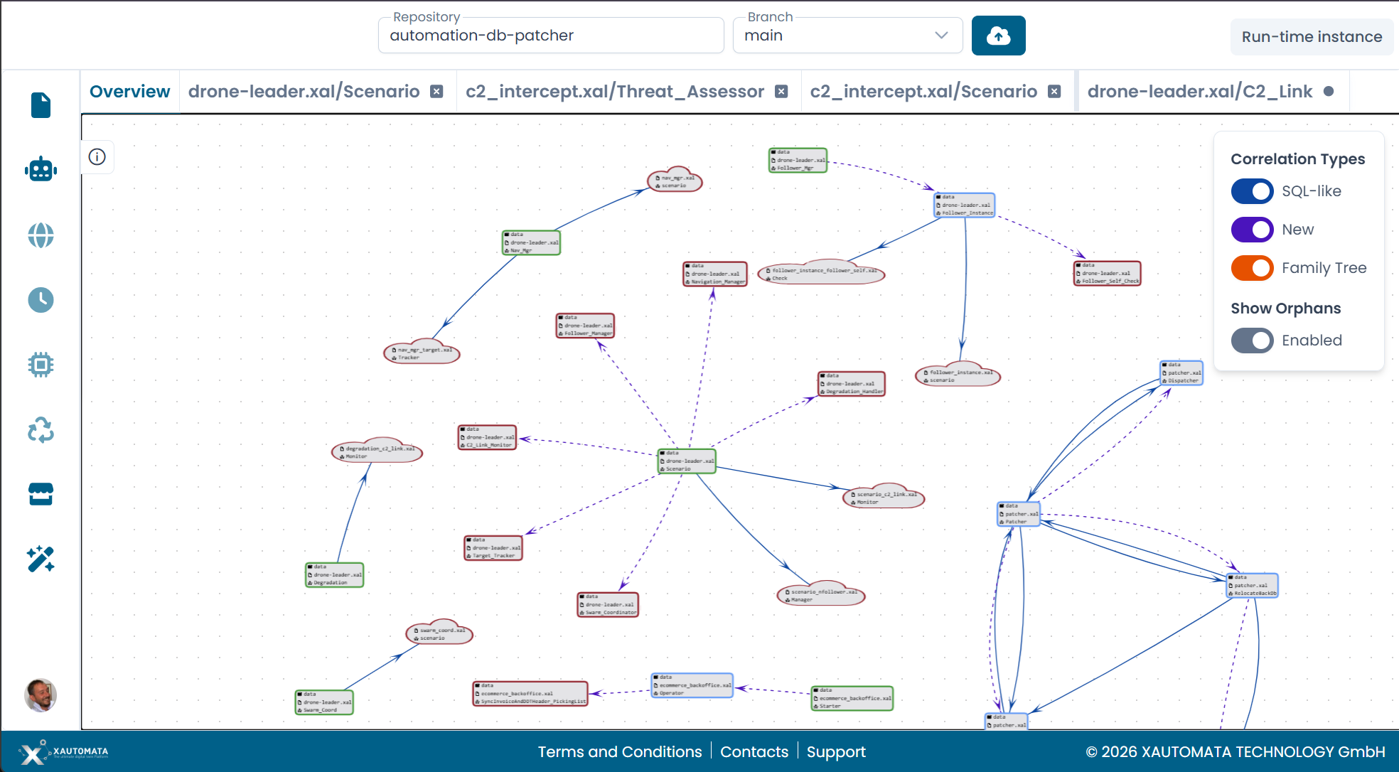 XAL Designer interface