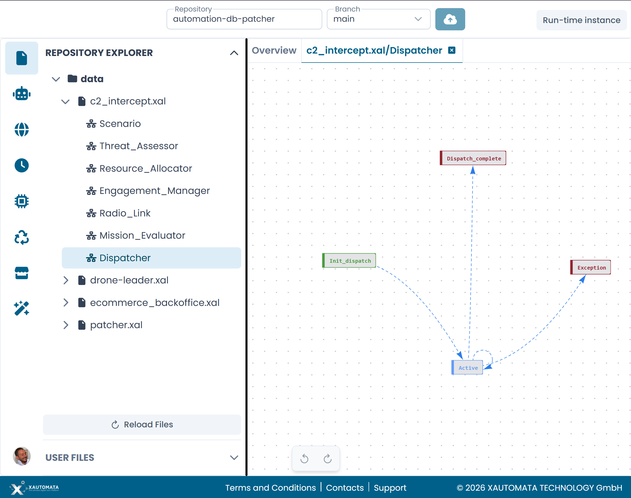 Repository Explorer with automaton list
